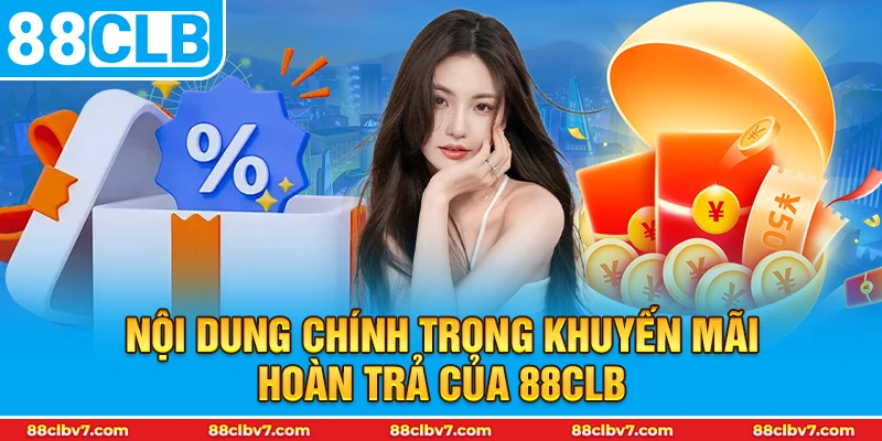 Nội dung chính trong khuyến mãi hoàn trả của 88CLB